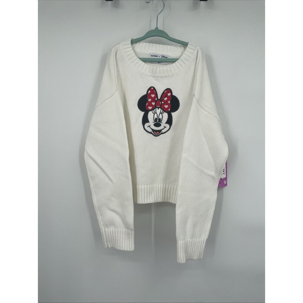 Old Navy X Disney Minnie Mouse Girls Sweater New Large (10-12)